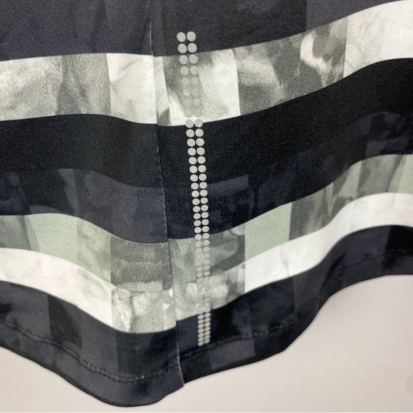 Surin Ruched Mesh Back Tank Top Small Black Grey - Picture 6 of 10